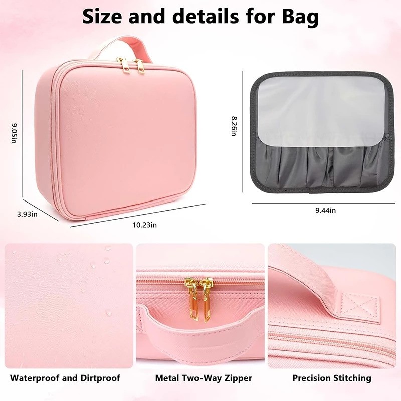 Focano Focano Tas Kosmetik LED-L