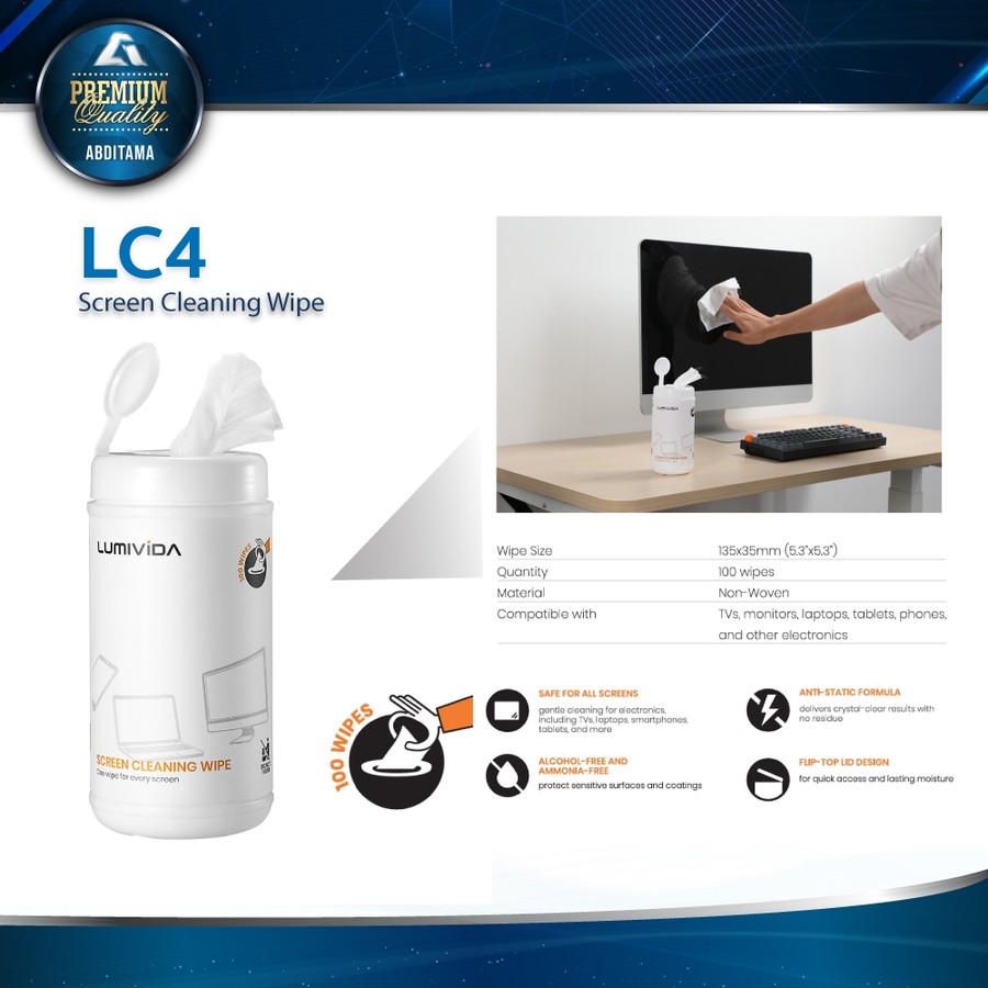 Lumivida Screen Cleaning Wipes 5