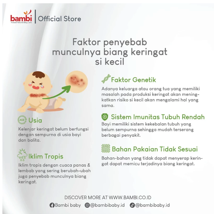 Fabindo Sejahtera Bambi Baby Compact Powder Prickly Heat
