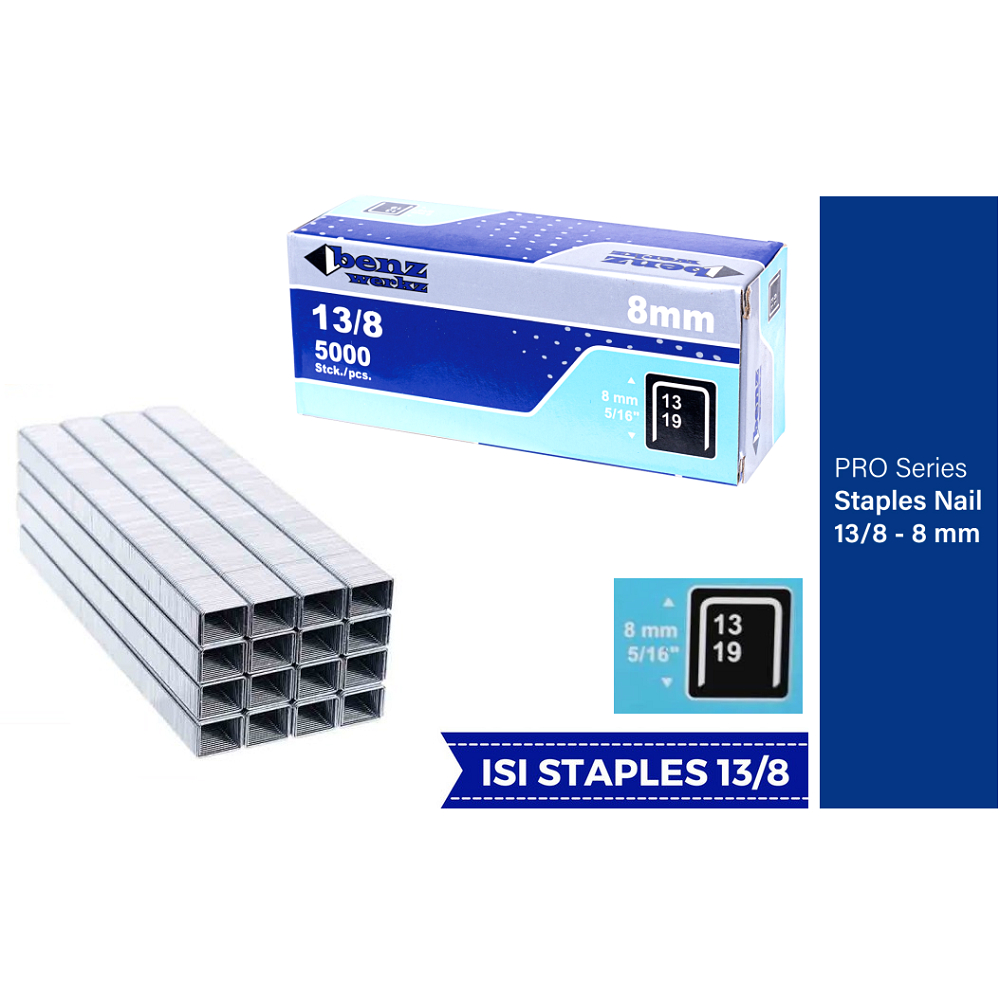 BENZ WERKZ / RAPID RAPIDE  Isi Staples Ukuran 8 mm