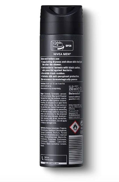 Beiersdorf Nivea Men Deep Deodorant Spray