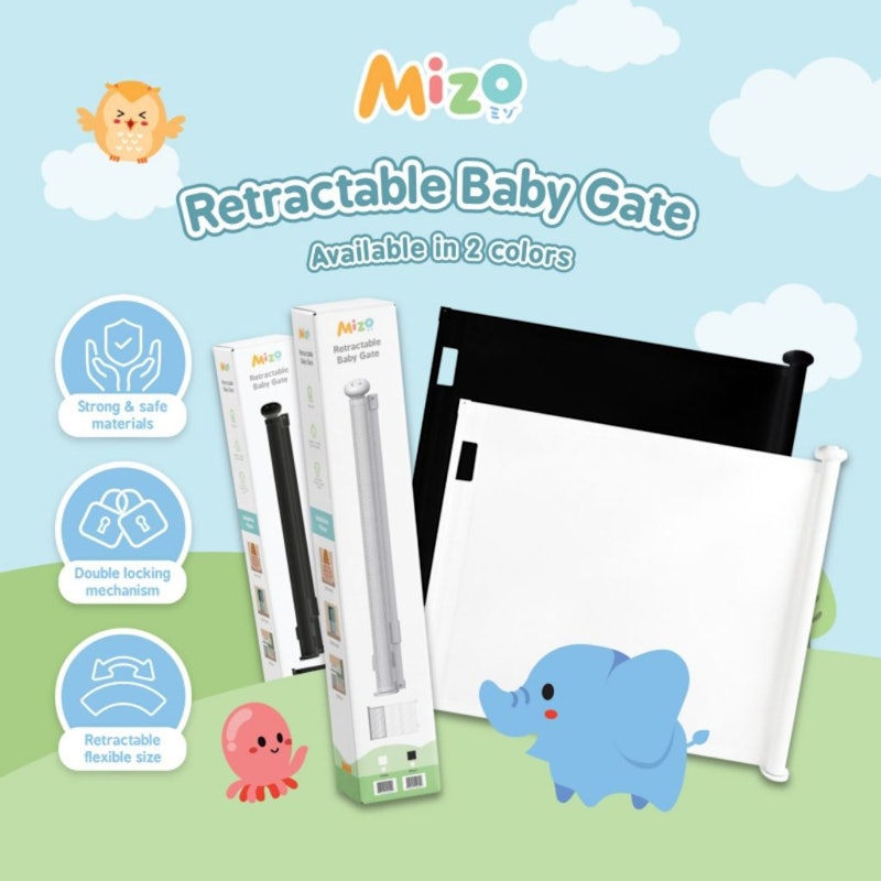 MIZO Retractable Baby Gate 2