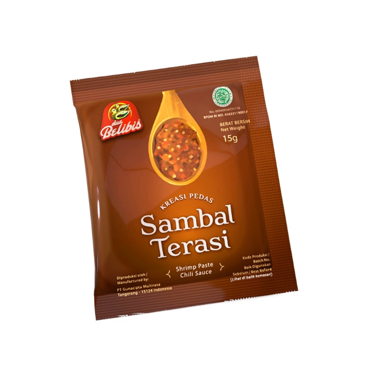 Dua Belibis Sambal Terasi Sachet