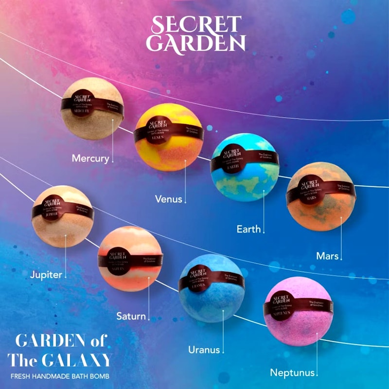 Secret Garden Garden of The Galaxy Bath Bomb Mars 4