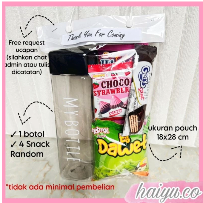 Gift Snack Bag Set Botol + 4 Snack 2