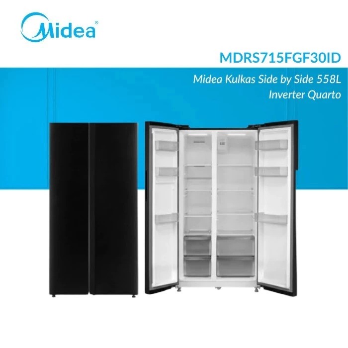 Midea Kulkas Side by Side MDRS715FGF30ID
