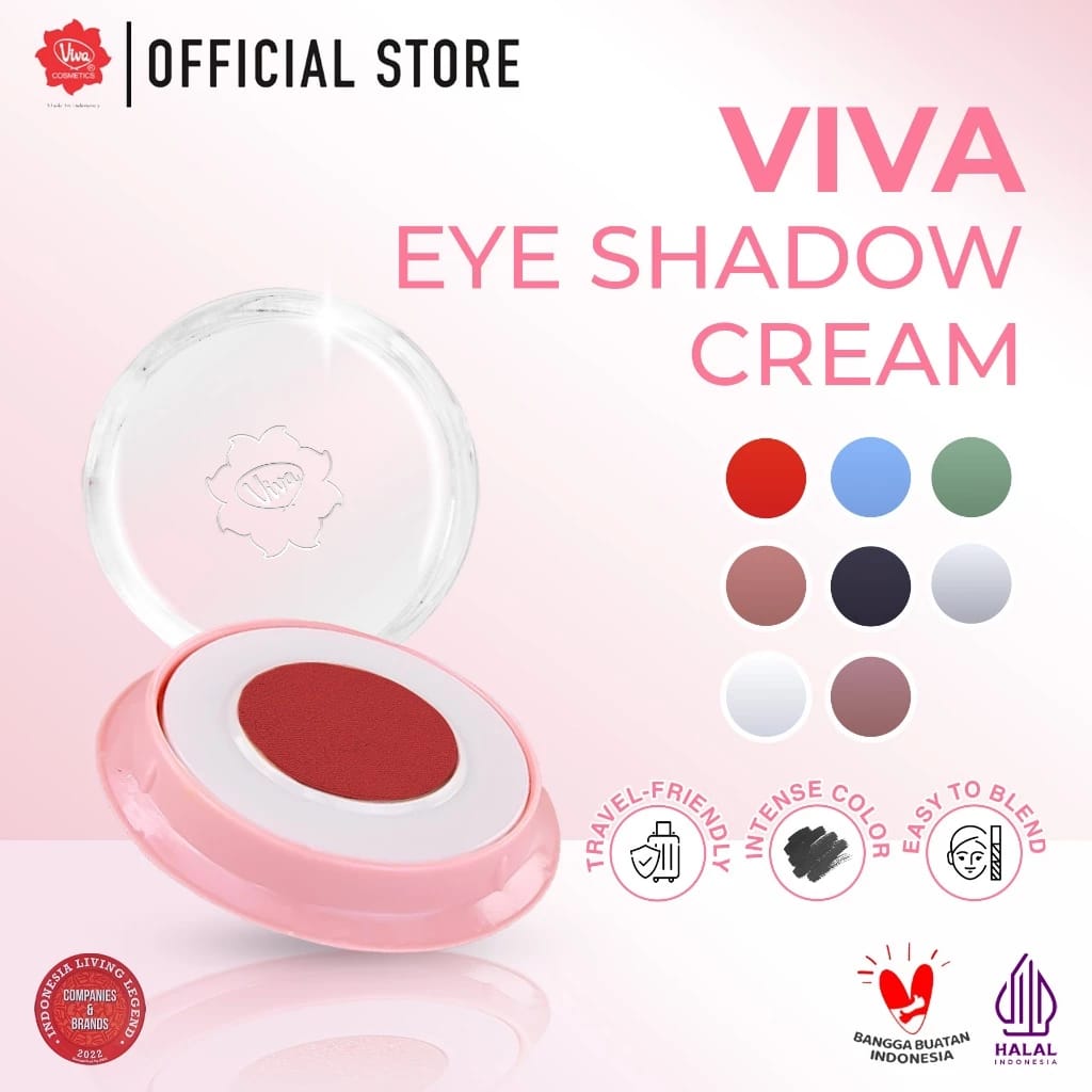 Vitapharm Viva Eye Shadow Cream Coklat