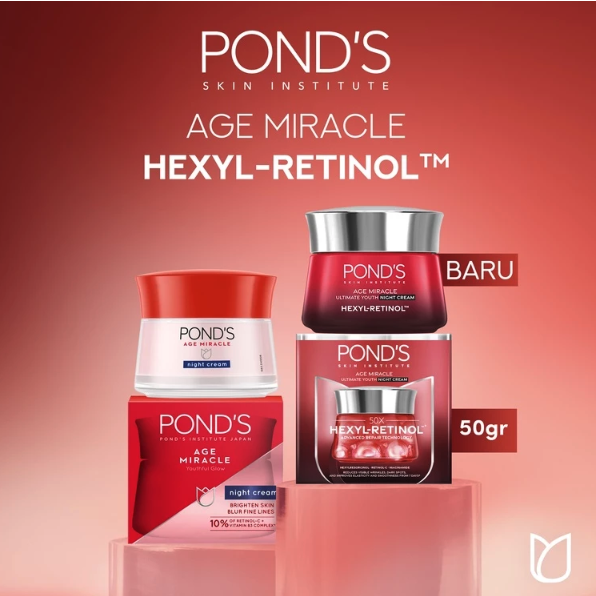 Unilever Indonesia Pond’s Age Miracle Ultimate Youth Night Cream Hexyl-Retinol™