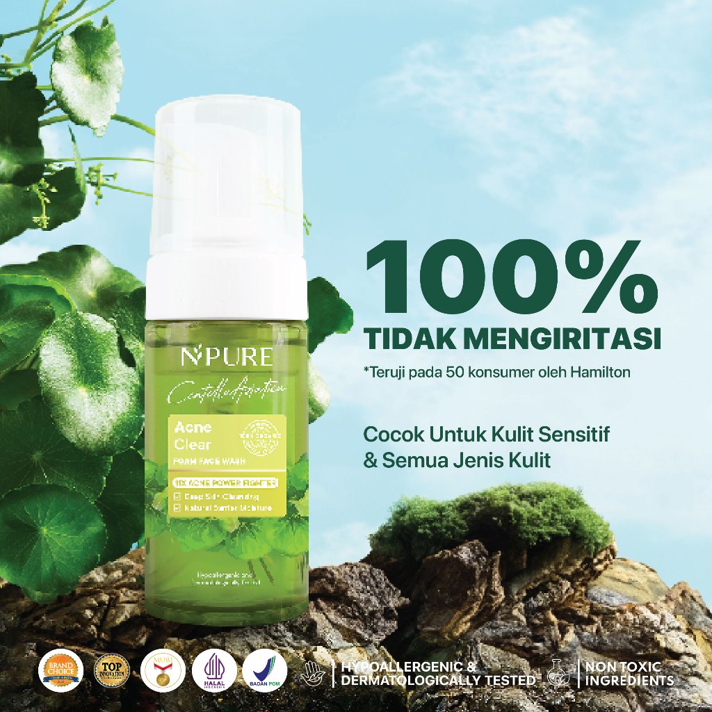 Penta Natural Kosmetindo N'PURE Centella Asiatica Face Wash