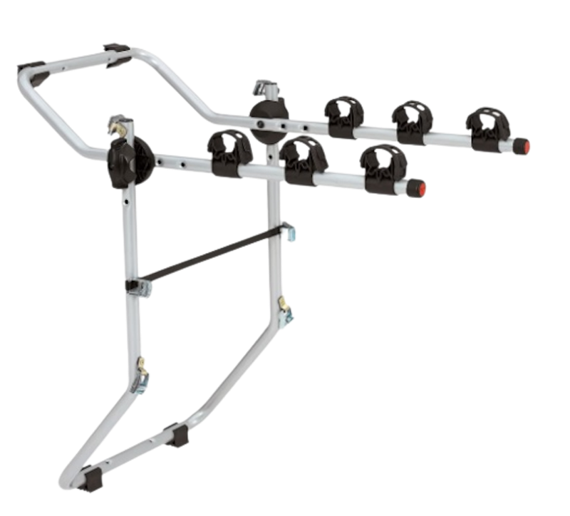 FreeWay 3-Bike Hanging Trunk Bike Rack Aluminium 1