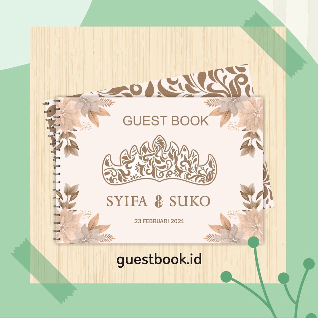 Guestbook.id Guest Book Custom Nama Adat 4