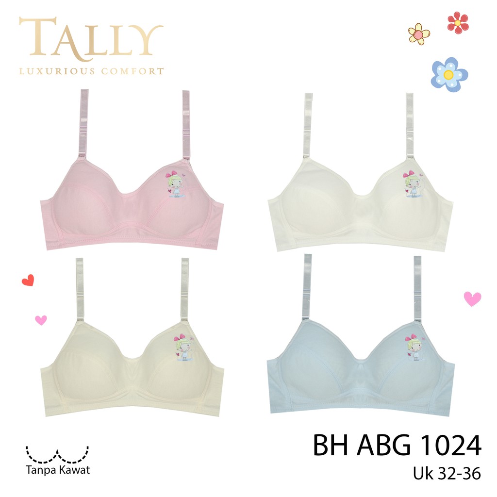 Tally Underwear Tally Bra Remaja Tanpa Kawat 1024028 