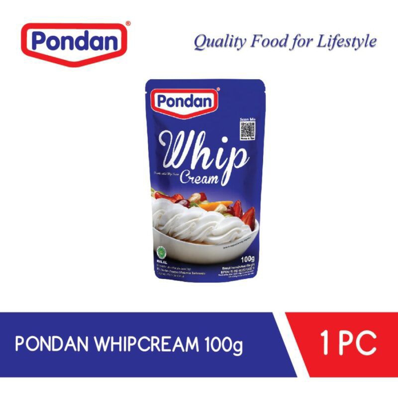 Pondan Pangan Makmur Indonesia Pondan Whip Cream