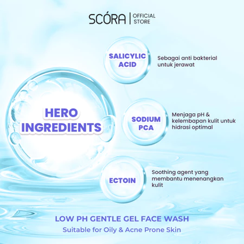 SCÓRA Salicylic Acid Gentle Low pH Cleanser 4