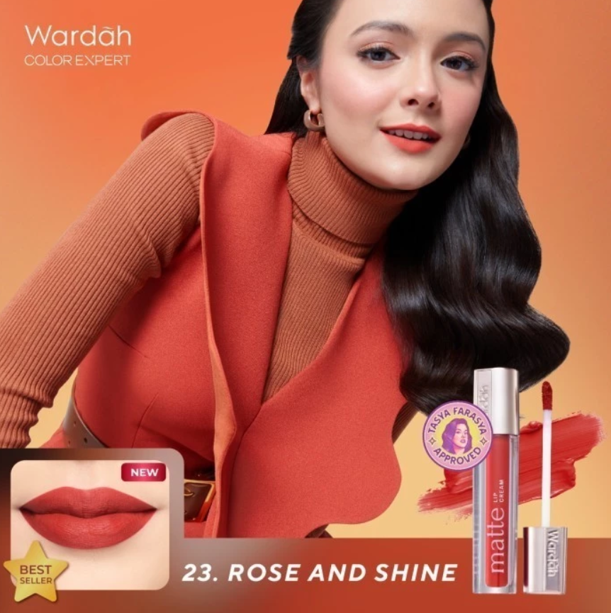 Paragon Technology and Innovation Wardah Matte Lip Cream 23 Rose and Shine