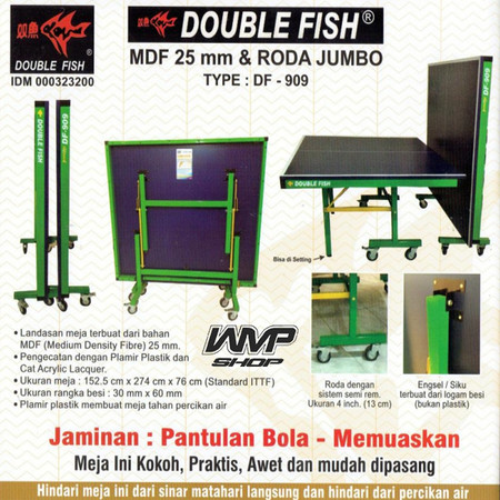 Guangzhou Double Fish Sports Goods DOUBLE FISH Meja Pingpong DF-909