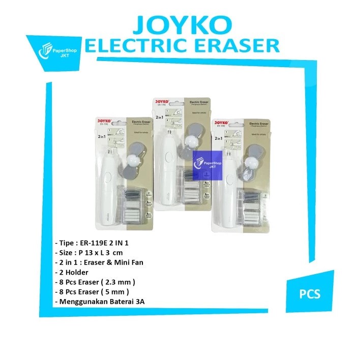 JOYKO Electric Eraser 2 in 1 ER-119E
