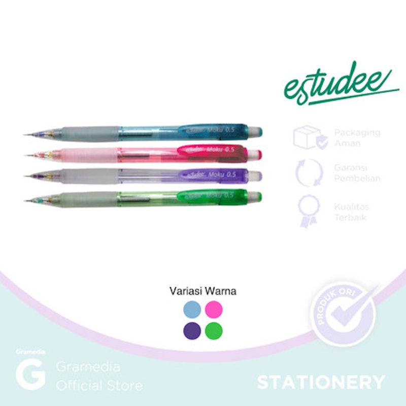 Estudee Moku Pensil Mekanik Auto Shake 0.5 mm 4