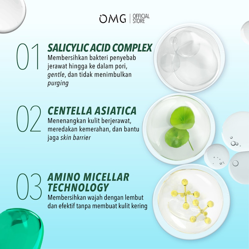 OMG Salicylic Acid Cica Low pH Gel Cleanser