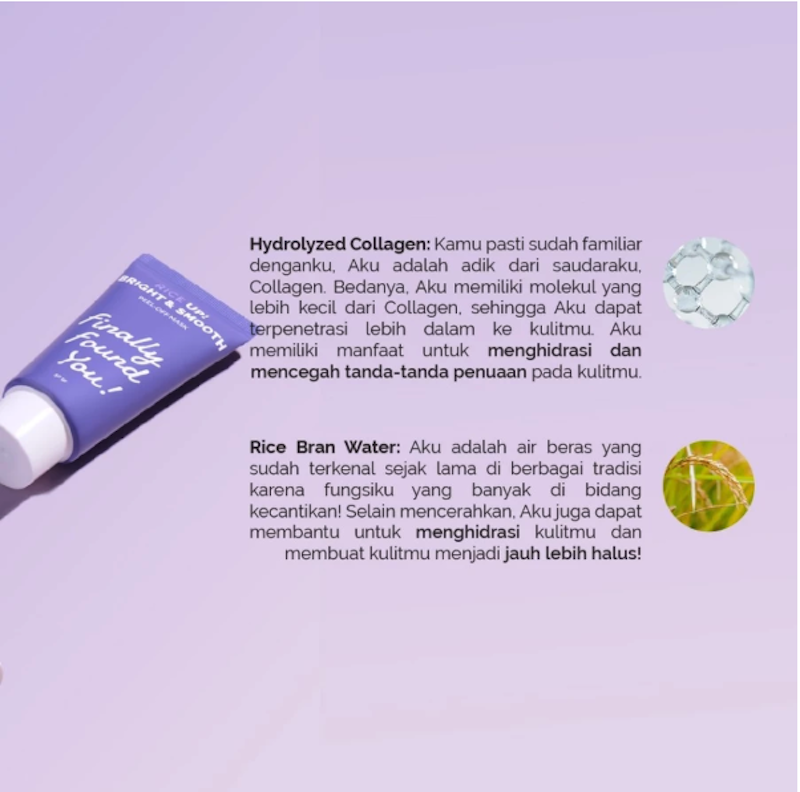 Finally Found You! RICE UP! Bright & Smooth Peel-Off Mask 5