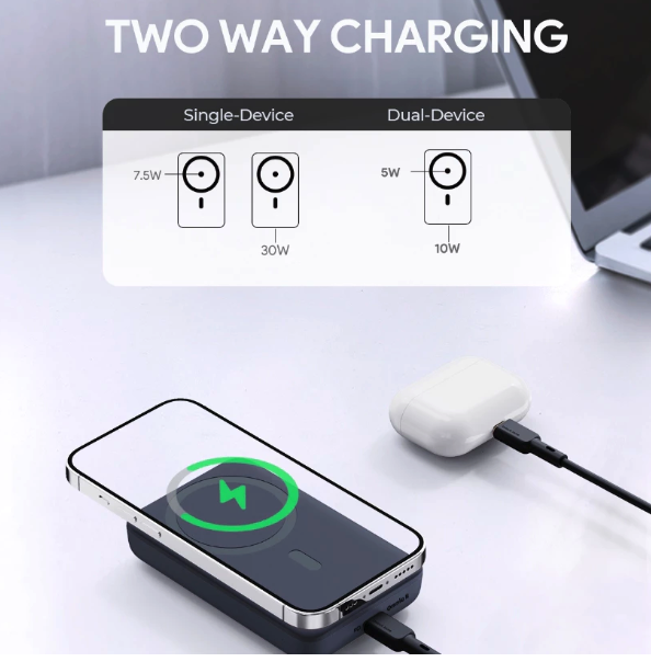 Aukey Technology AUKEY Magnetic Wireless Charging Powerbank PB-MS02