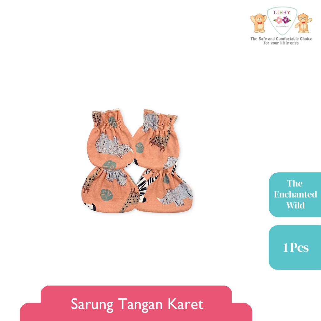 Libby Baby Sarung Tangan & Kaki Motif The Enchanted Wild