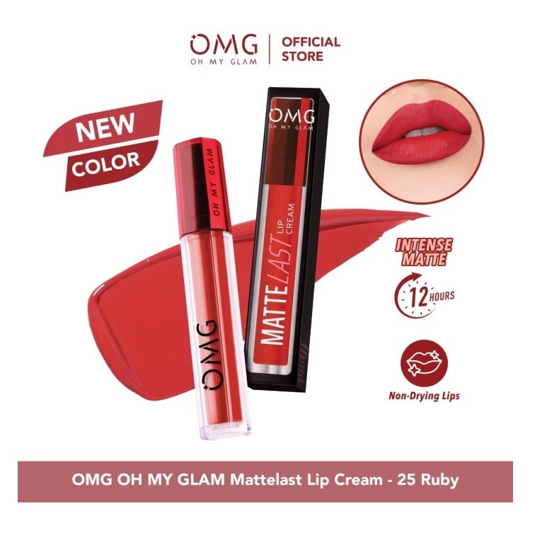Paragon Technology and Innovation OMG Mattelast Lip Cream 25 Ruby