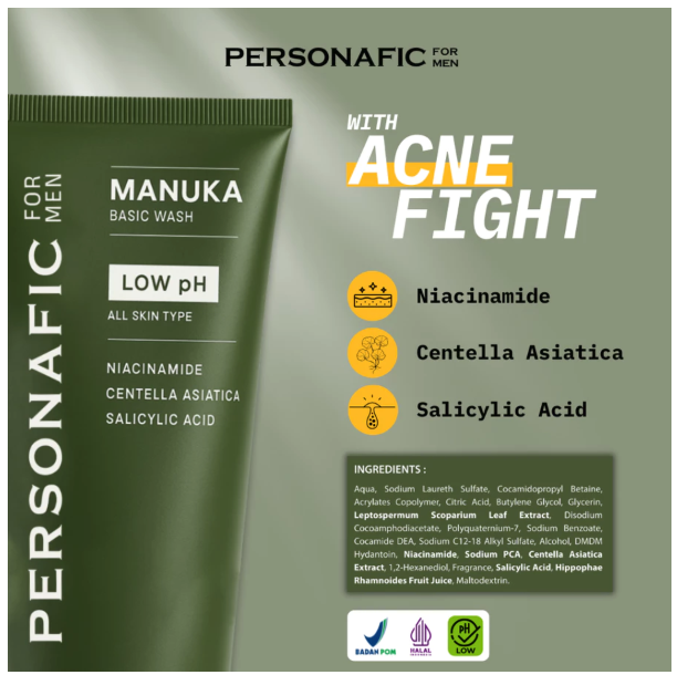 Personafic Manuka Basic Wash Low pH 3