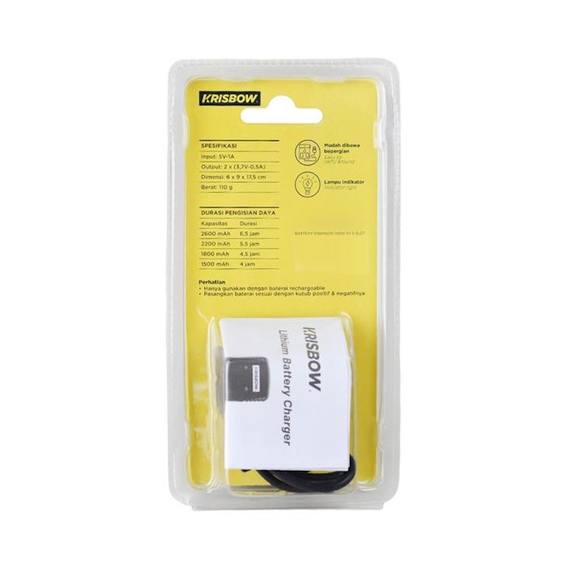 Charger Baterai 2 Slot 18650 5V 3