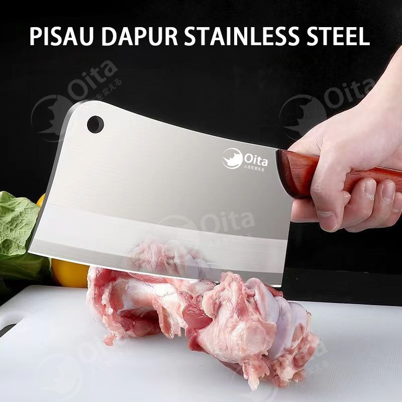 Oita Pisau Daging Baja Tahan Karat 1000 G 3