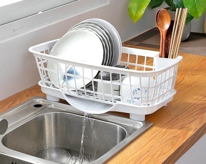 Rak Pengering Piring Buah Sayur Plastik Dish Drain Basket 3