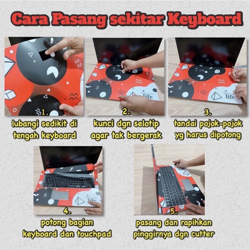 Garskin Laptop Sticker Marmer Cover Protector Notebook Skin 5