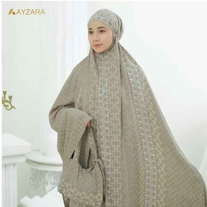 Ayzara Muslim Wear AYZARA Mukena Dewasa Rayon Motif  Azura Series