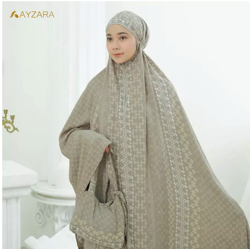 AYZARA Mukena Dewasa Rayon Motif Azura Series 5