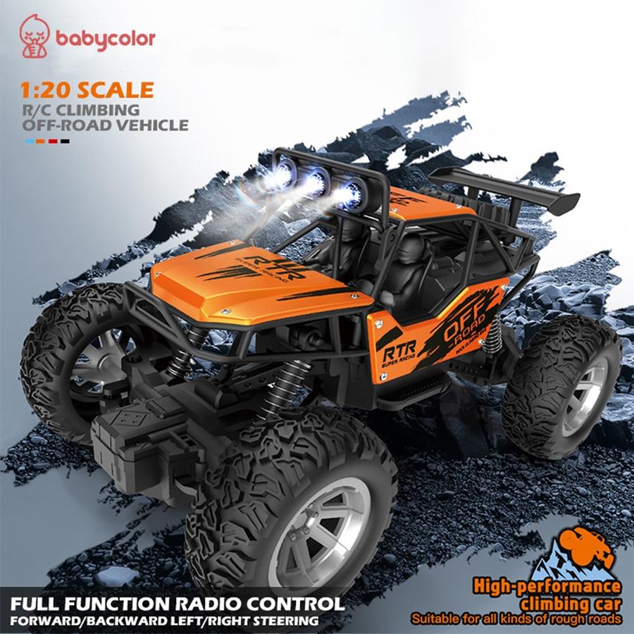  BABYCOLOR Offroad RC Rock Crawler Alloy Climbing Car Charger with Spray