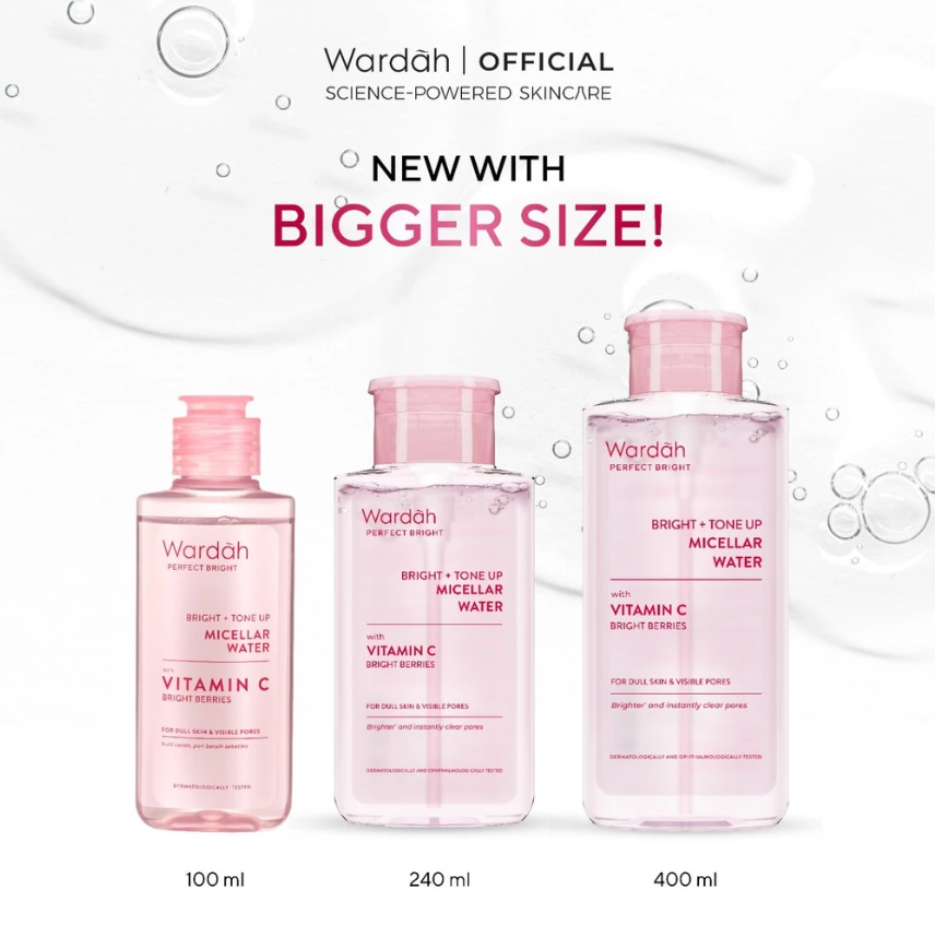 Paragon Technology and Innovation Wardah PERFECT BRIGHT Bright+Tone Up Micellar Water