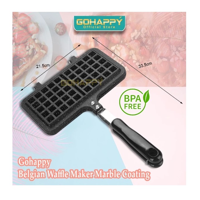Gohappy Double Belgian Waffle Maker GHC51