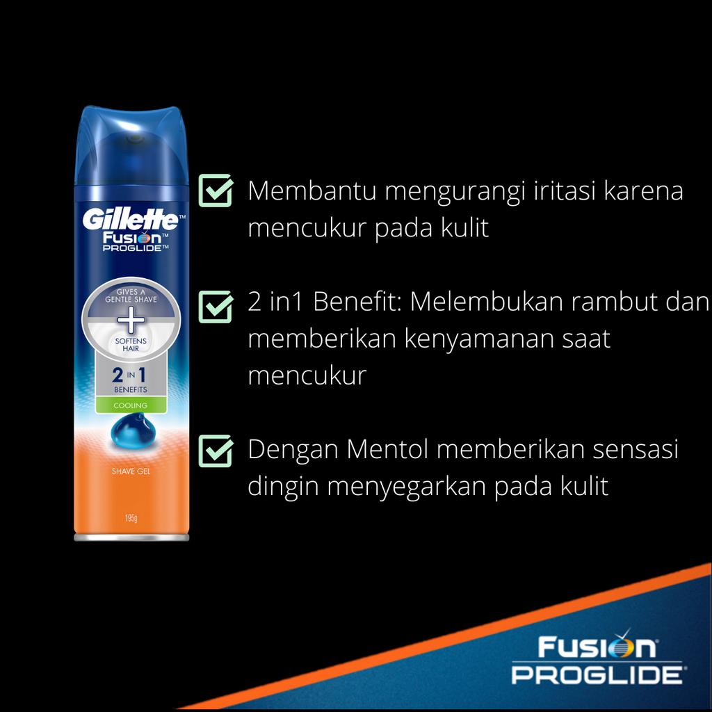 Gillette  Shaving Gel Krim Fusion Proglide