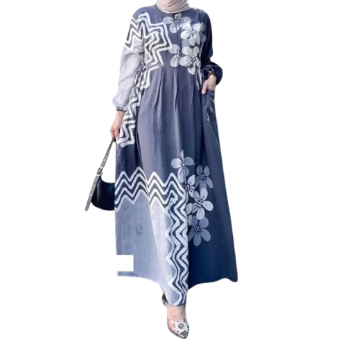 Batik L Manis Gamis Twill Rayon Candi Mekar