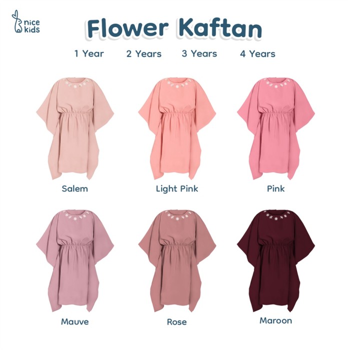 Nice Kids Flower Kaftan