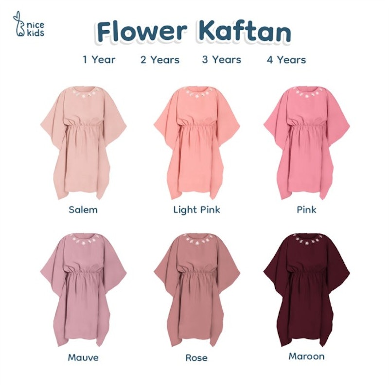 Nice Kids Flower Kaftan 3