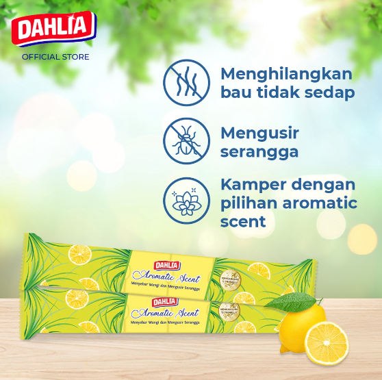 Unitama Sari Mas Dahlia Kamper Fresh Bouquet (Block) Aromatic Scent