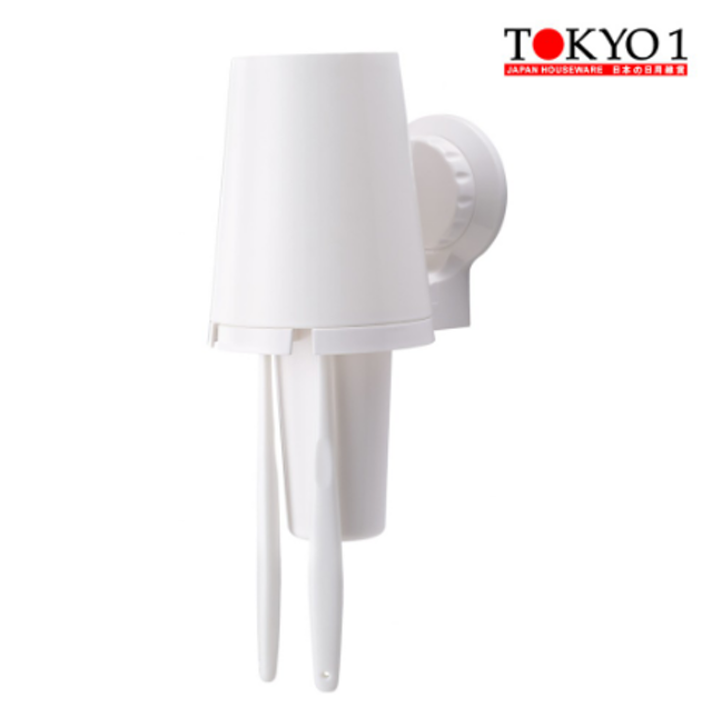 Tokyo1 Dispenser Odol dan Tempat Sikat Gigi 921839