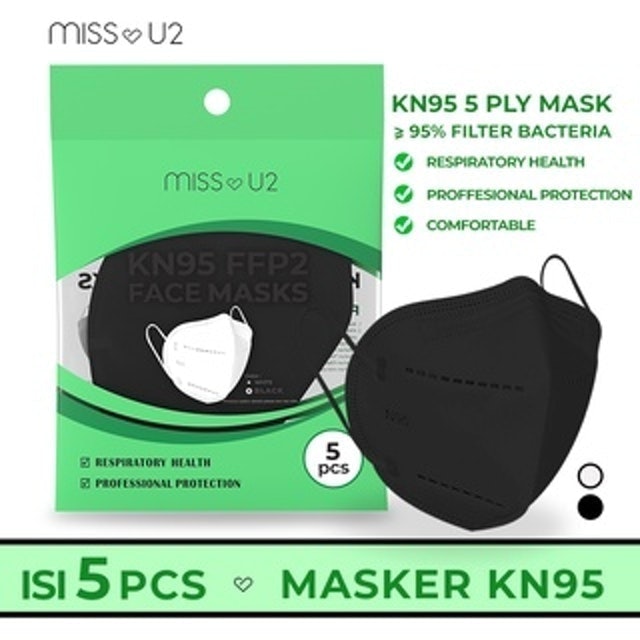 Miss U2 KN95 FFP2 Face Masks