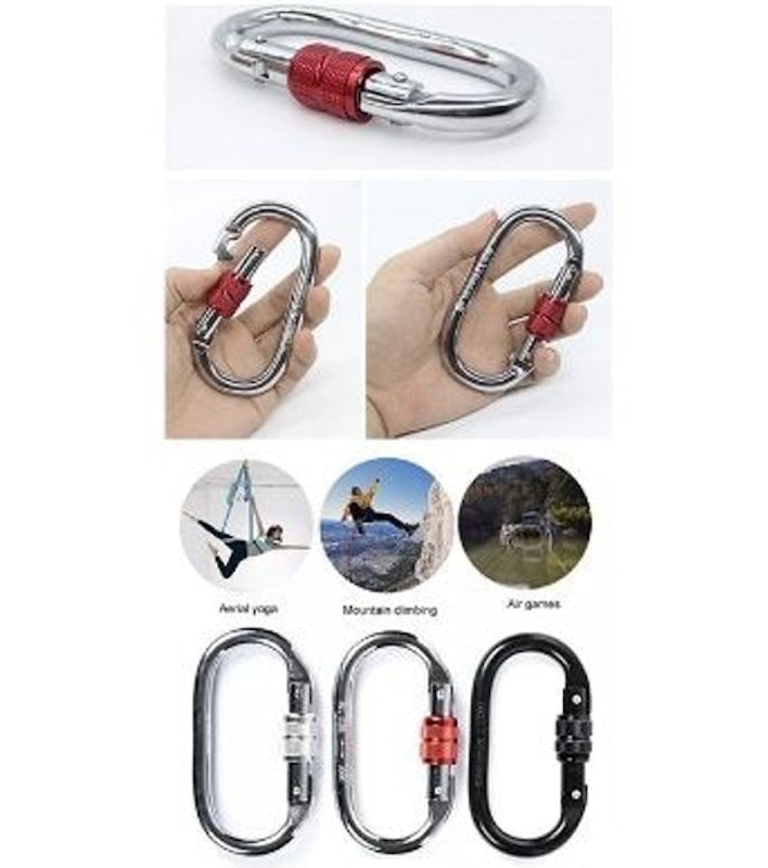 Carabiner Screw Lock Oval Shape