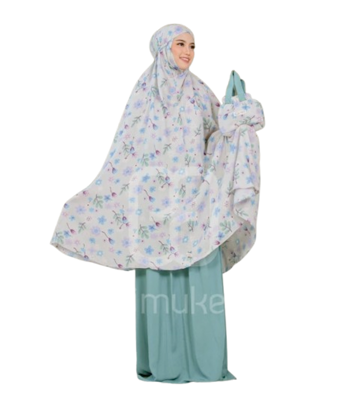 BeliMukena Mukena Rayon Dewasa Motif Hazel 1
