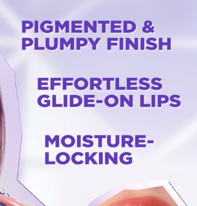 HEBE Beauty Style DAZZLE ME Color Chrome Lip Glaze 01 Foxy Pink