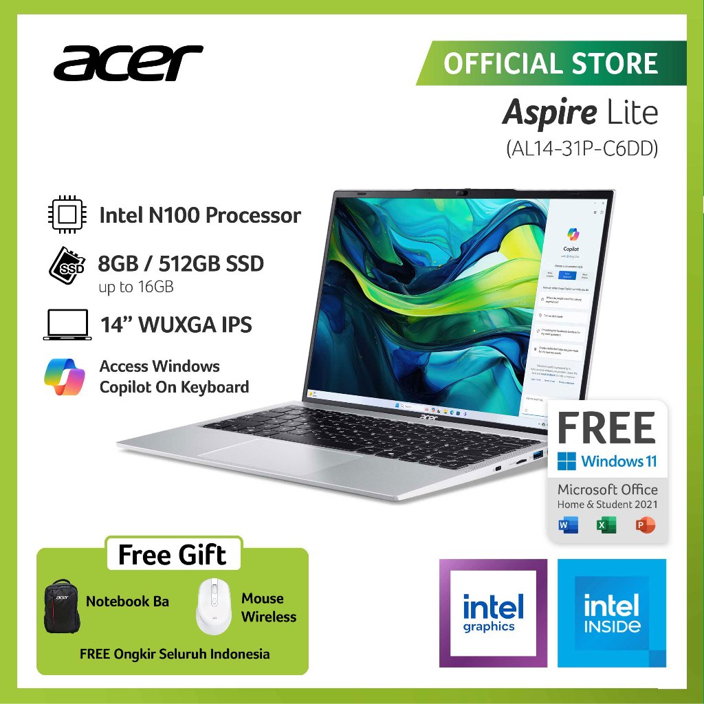 Acer Acer Aspire Lite Laptop AL14-31P-C6DD