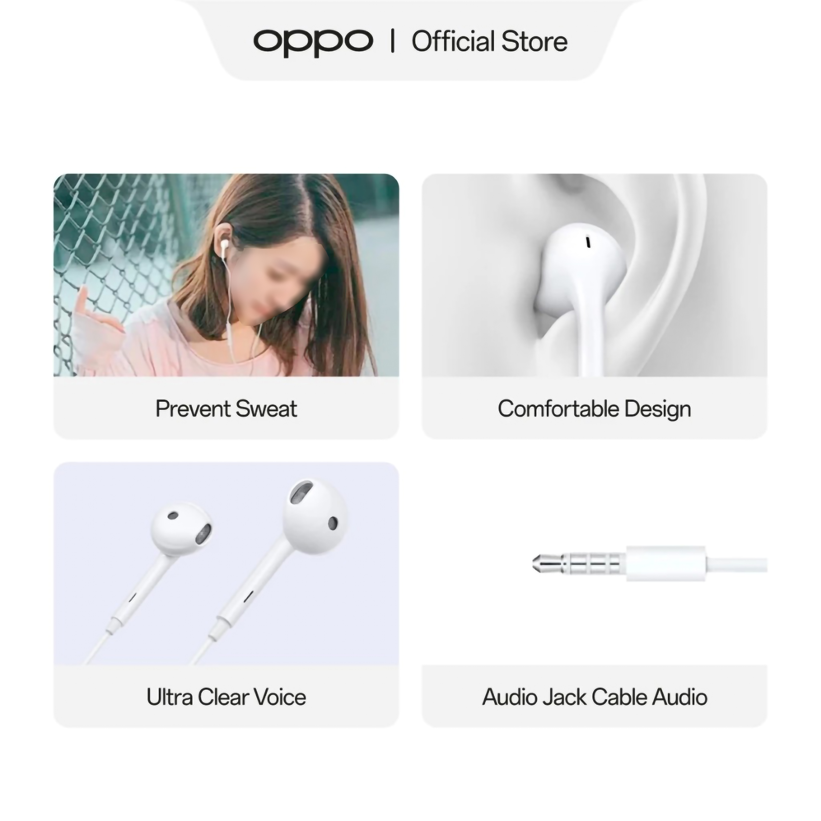 OPPO OPPO Half-Ear Earphones MH135
