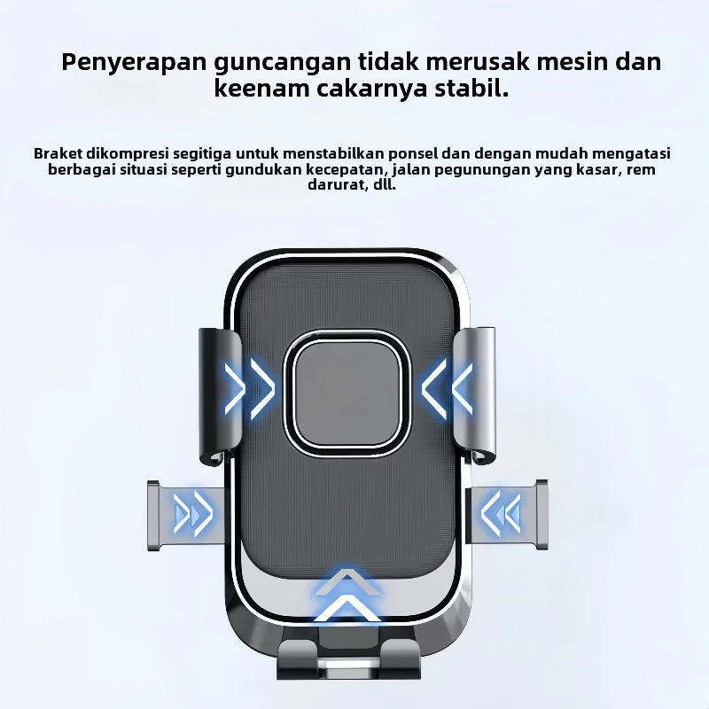  RCCOR Motorcycle Phone Holder Bracket Kaca Spion